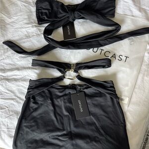 Outcast Black Two-Piece Set